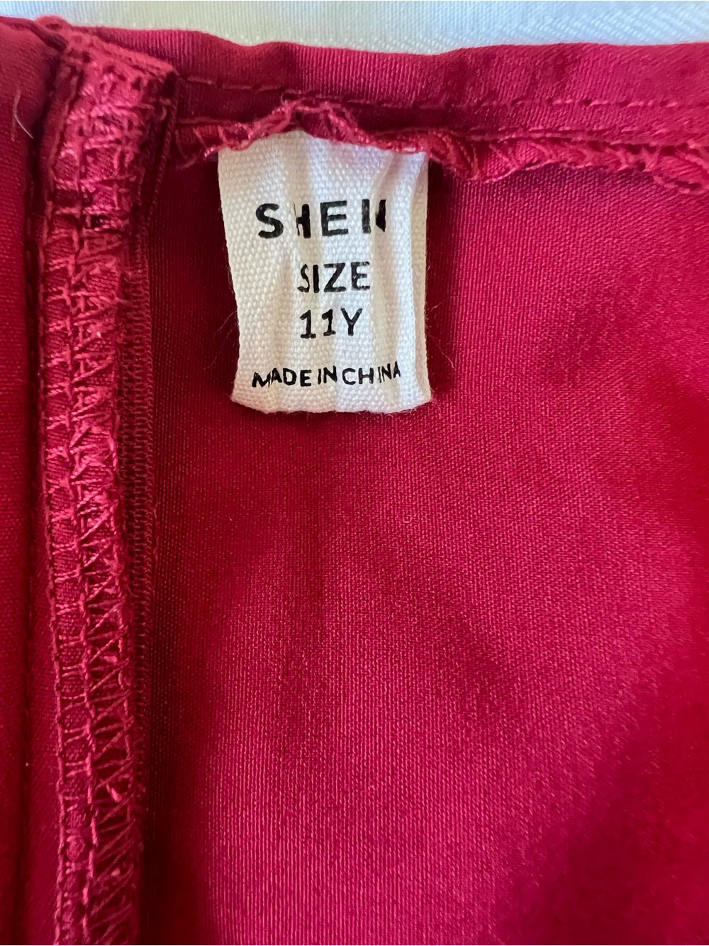 SHEIN Raspberry Off-Shoulder Wide-Leg Jumpsuit - Picture 5 of 5